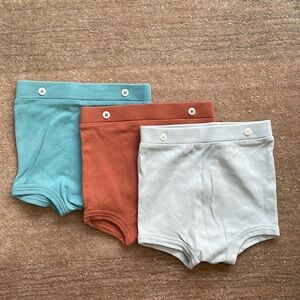 Lot of 3 Kate Quinn bloomer shorts 100% organic cotton 12-18 months